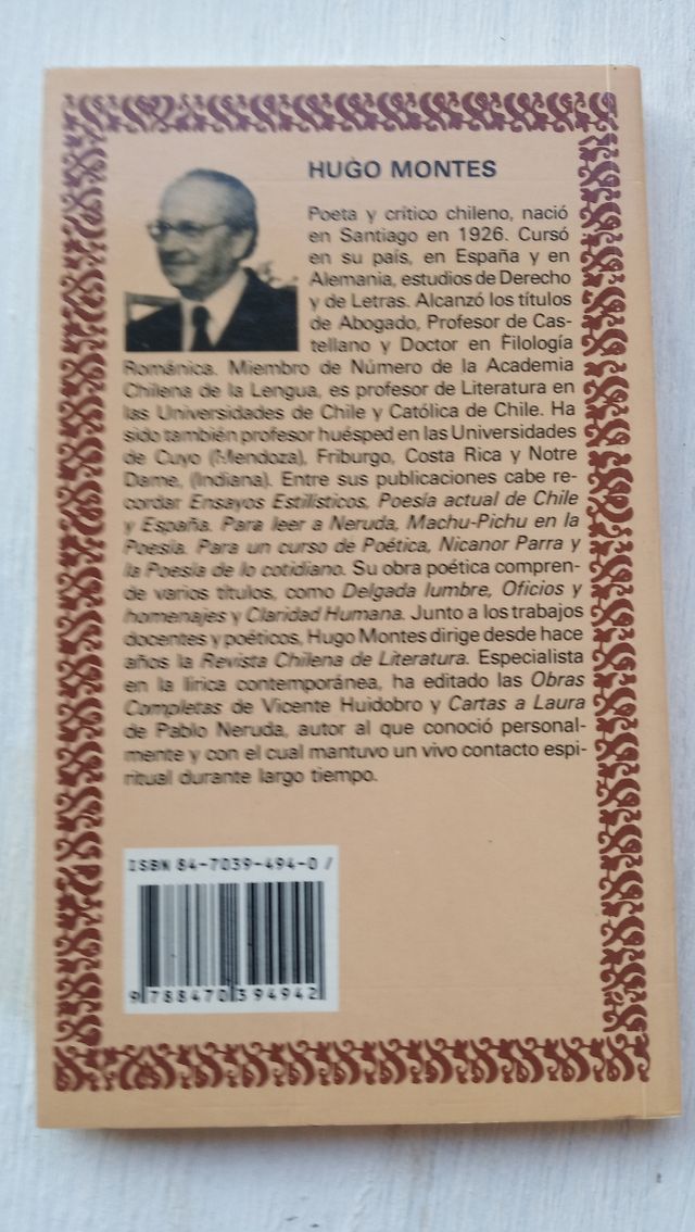 Veinte poemas de amor y una canción desesperada.