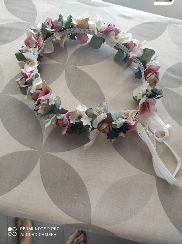 corona de flores