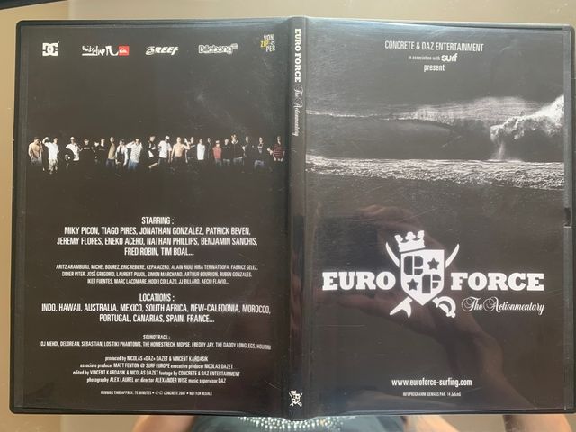 Lote 10 dvd miticos surf