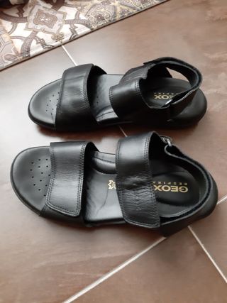 Sandalias U S. Strada de Geox para hombre marrones y arena lavables
