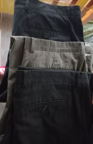 3 pantalones Florentino T.48 de segunda mano por 10 EUR en Ponferrada en  WALLAPOP