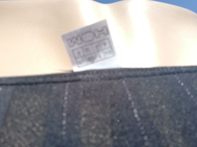 Calzoncillo semitransparente negro S  Hom