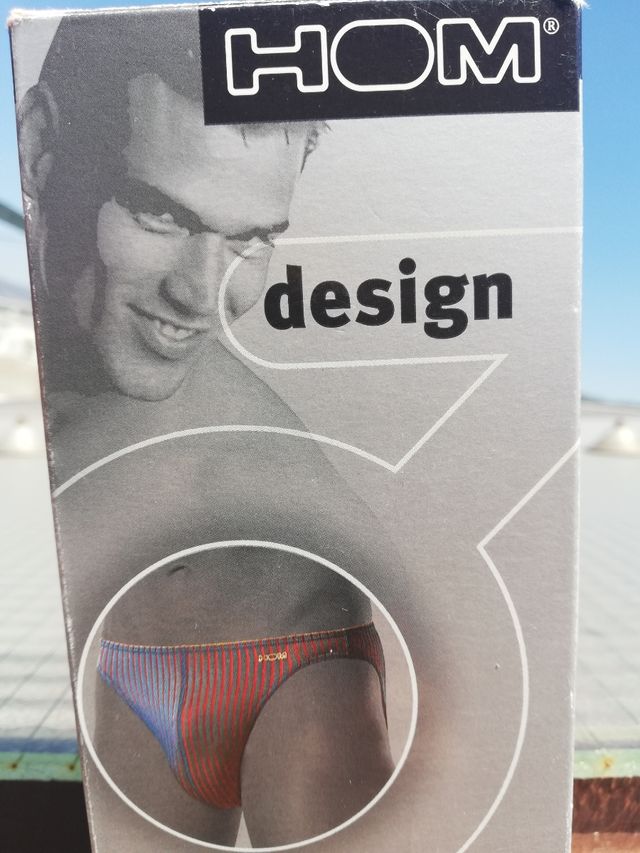 Calzoncillo semitransparente negro S  Hom