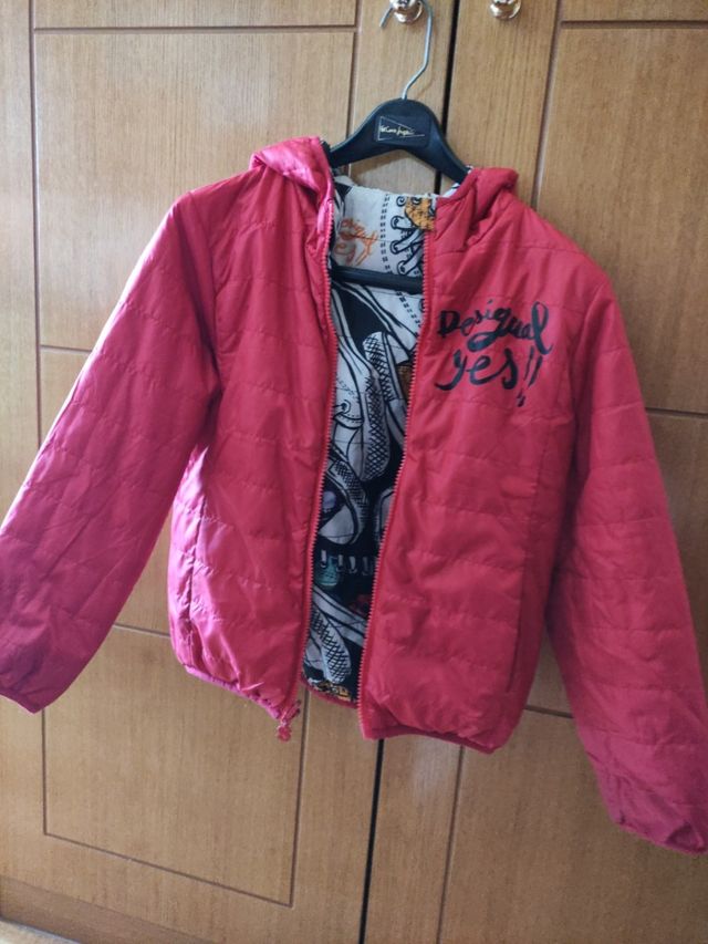 cazadora reversible Desigual talla 6