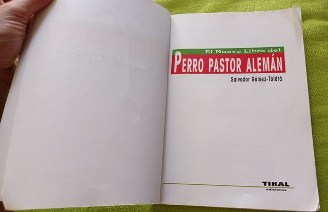 Libro Pastor Alemán