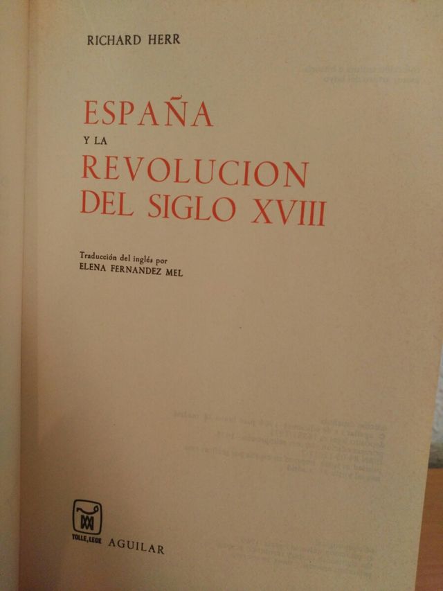 España y la revolución del siglo XVIII