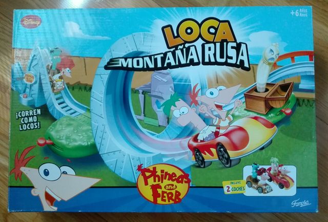 Juego de Phineas y Ferb LOCA MONTAÑA RUSA