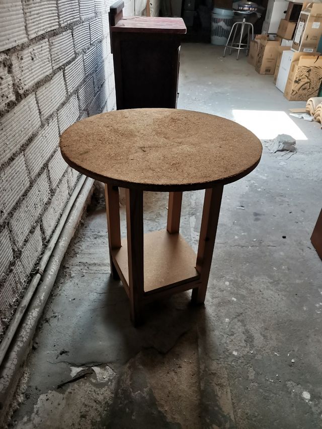 Mesa camilla redonda pequeña