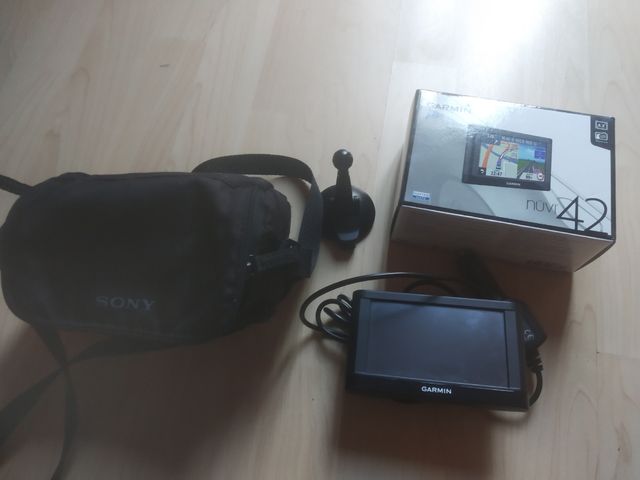 GPS Garmin completo + bolsa Sony