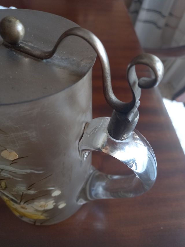 jarra muy antigua finales siglo XIX- ppio XX