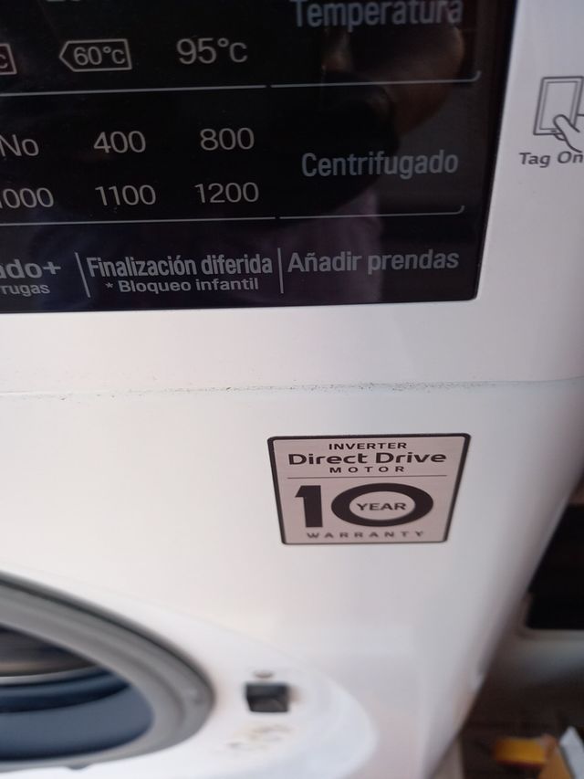 lavadora LG capacidad 6.5