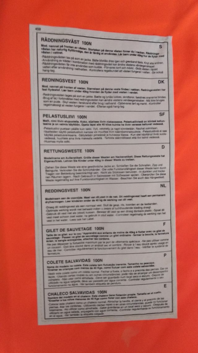 chaleco salvavidas