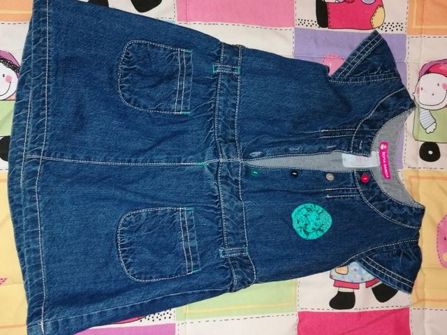 vestido vaquero niña