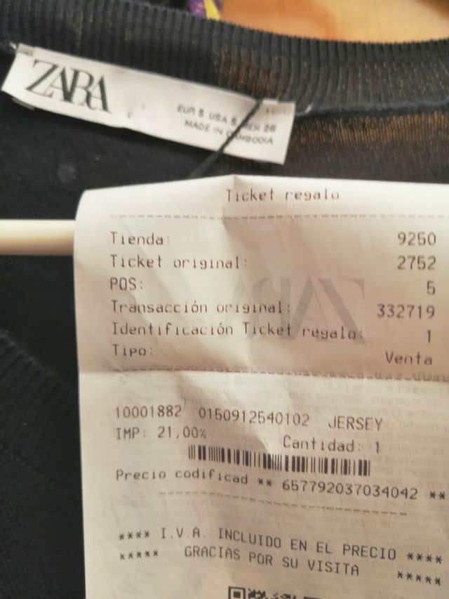 Jersey de punto azul marino