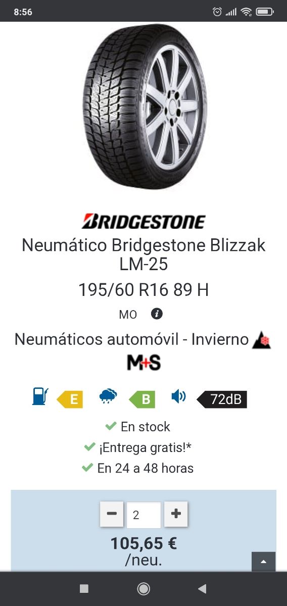 Ruedas completas invierno