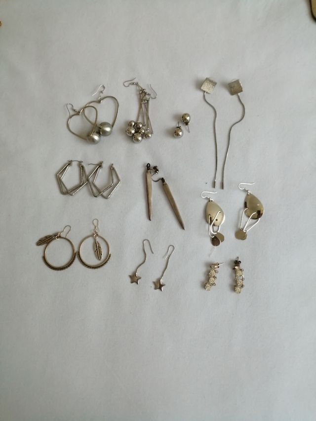 lote de 10 pares de pendientes