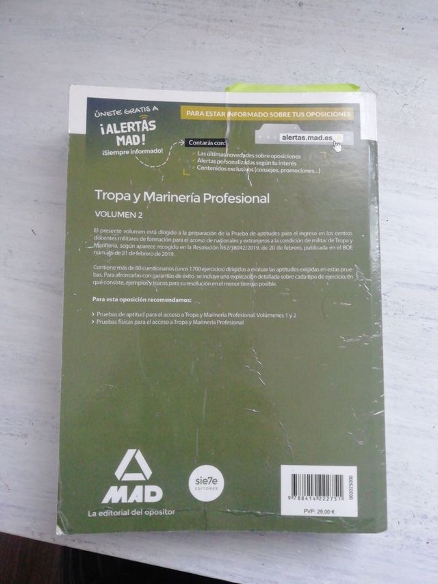 TROPA Y MARINERÍA PROFESIONAL