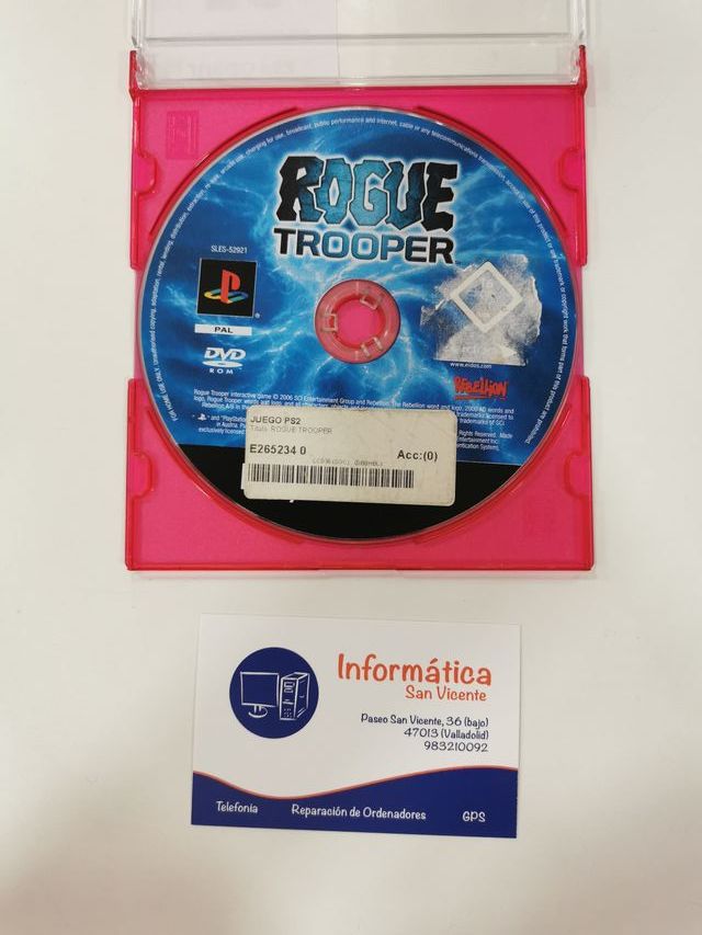 Videojuego Rogue trooper /PS2