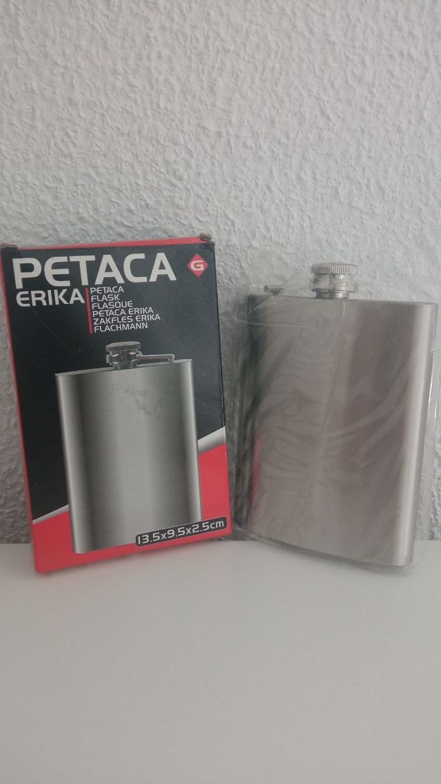 Petaca de acero 8oz acepto cambios
