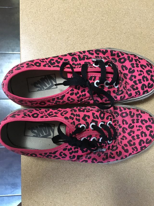 Vans leopardo rosas 
