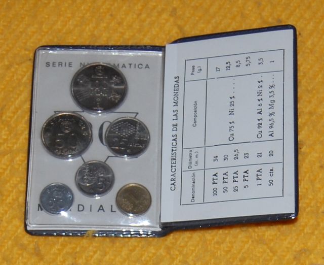 Coppa del mondo di calcio 1982. Serie numismatica.