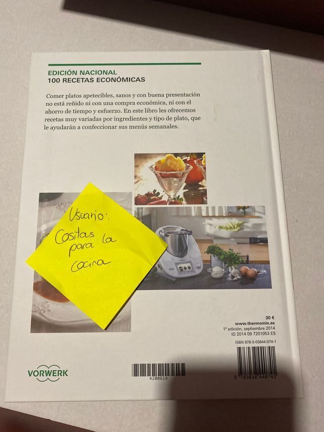 Libro cocina 100 recetas económicas