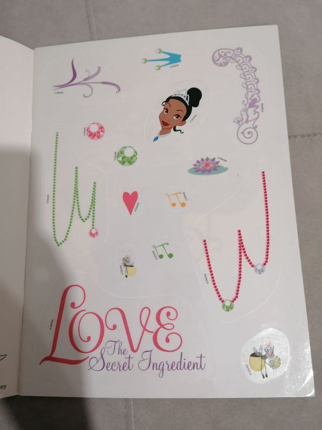 Stick and & color TIANA Y EL SAPO