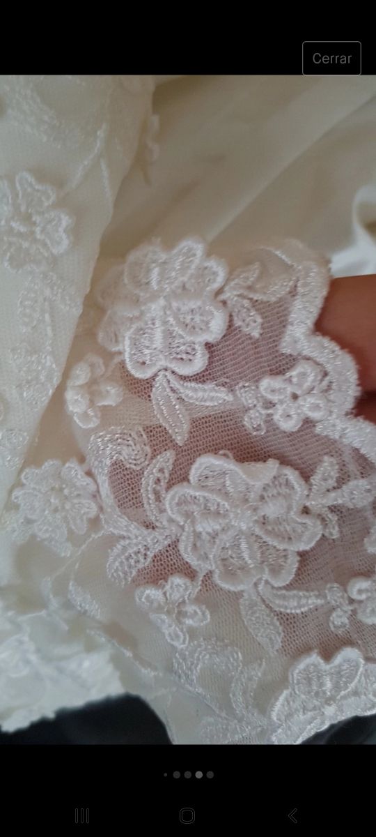 vestido novia corte imperio Pierre Cardin 