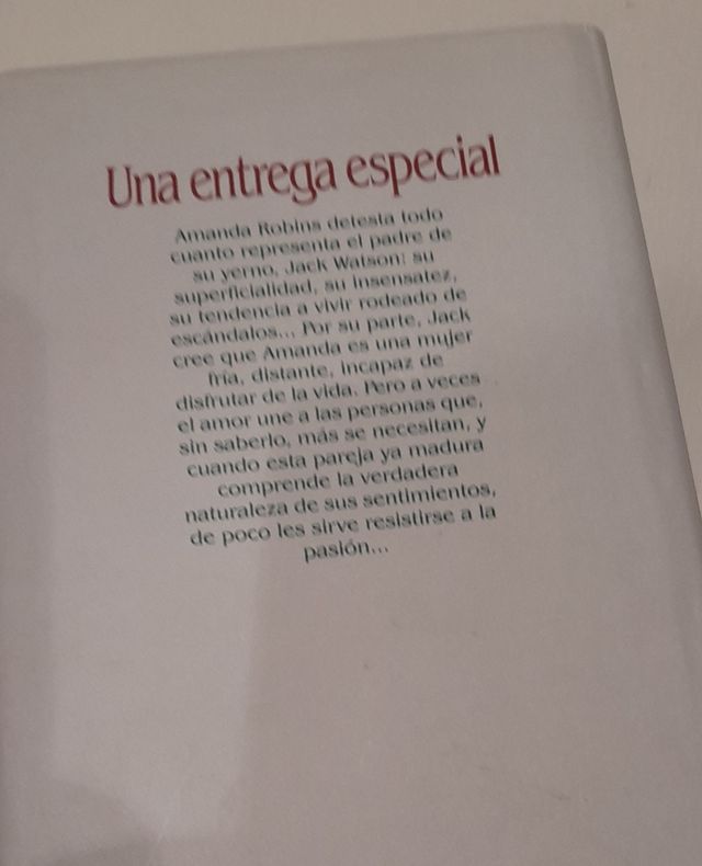 Una entrega especial