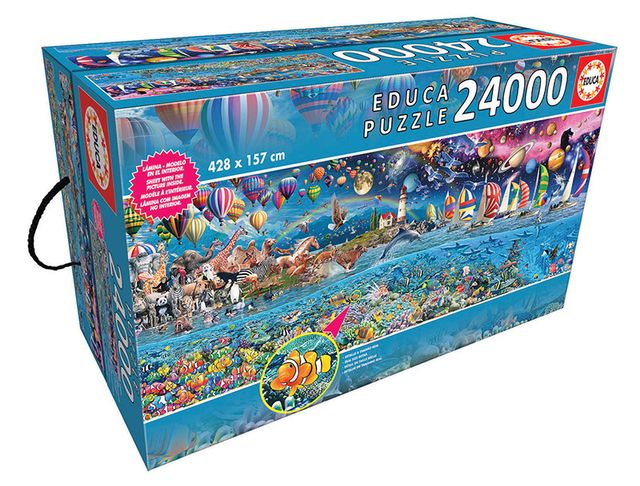 Puzzle XXL 24000 piezas Vida, el gran reto