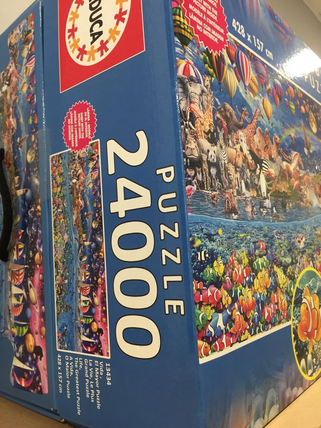 Puzzle XXL 24000 piezas Vida, el gran reto