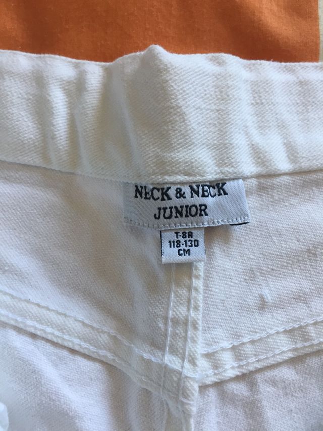 Pantalón vaquero blanco