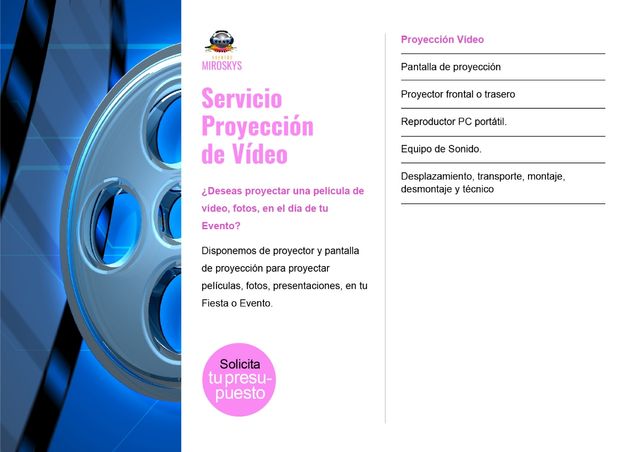 PROYECCION - CINE A LA FRESCA