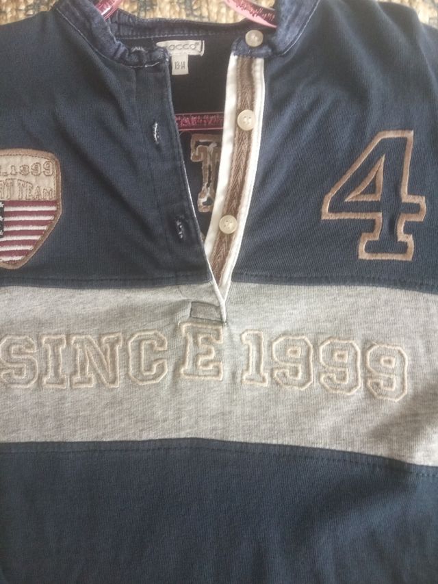 Polo unisex de manga larga 13/14