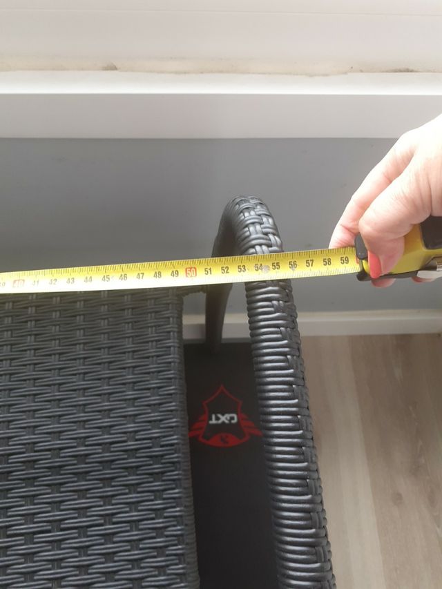 silla para jardín negra