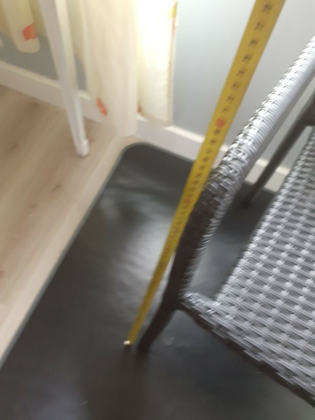 silla para jardín negra