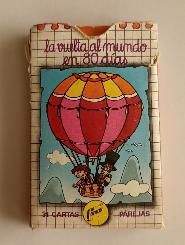 Cartas antiguas La Vuelta al Mundo en 80 días