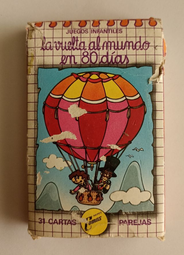 Cartas antiguas La Vuelta al Mundo en 80 días