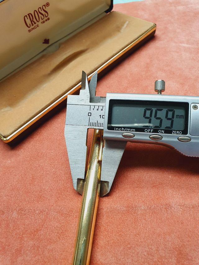 Boligrafo Cross chapado oro 18kl