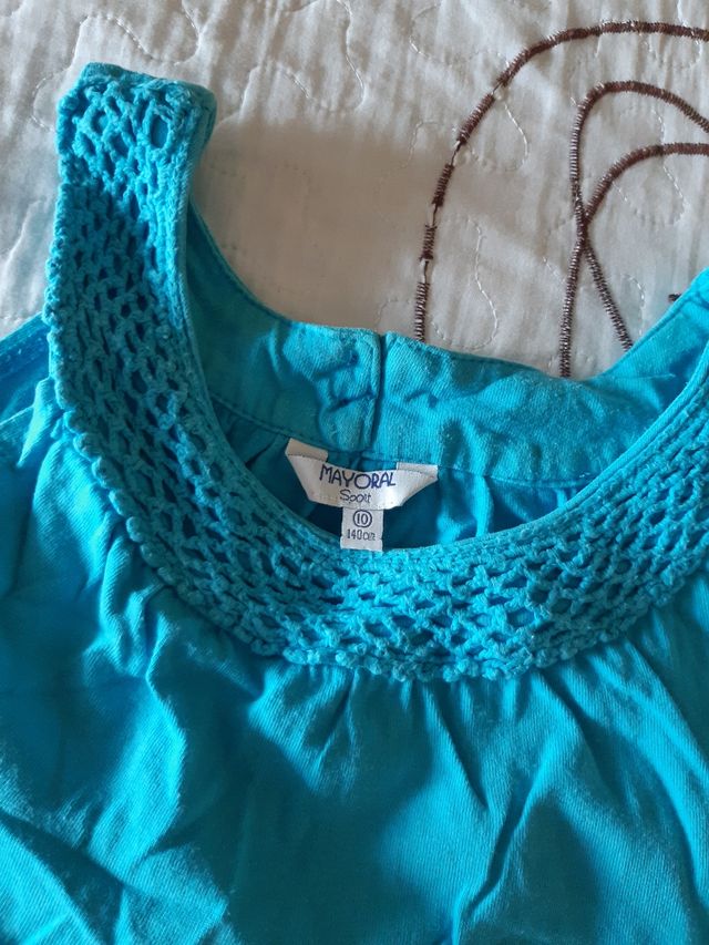 Vestido algodón niña