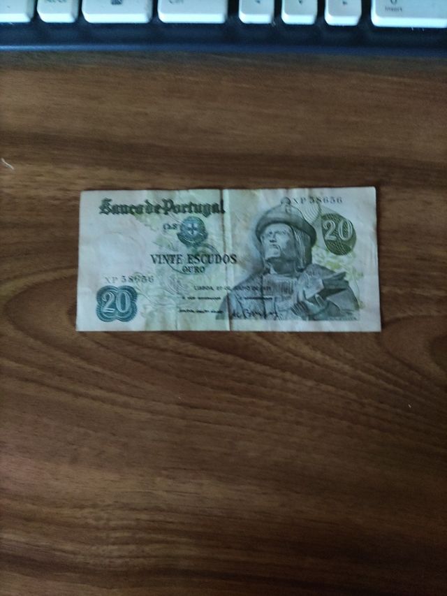 billete 20 escudos Portugal