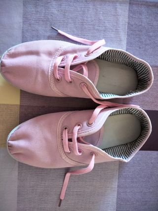 BAMBAS TELA ROSA PALO de segunda mano por 1 EUR en Can Toni en WALLAPOP