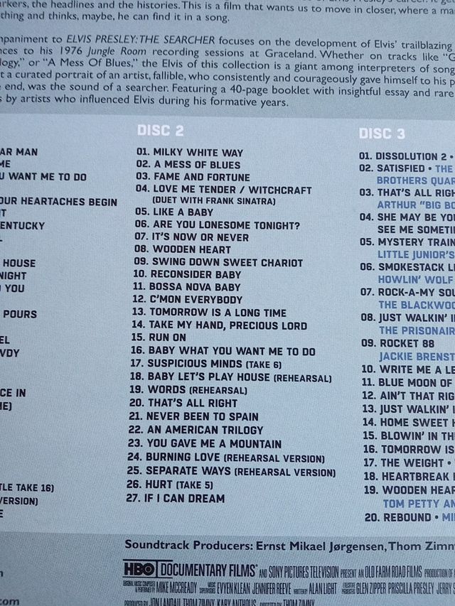 CD TRIPLE THE SEARCHER ELVIS PRESLEY