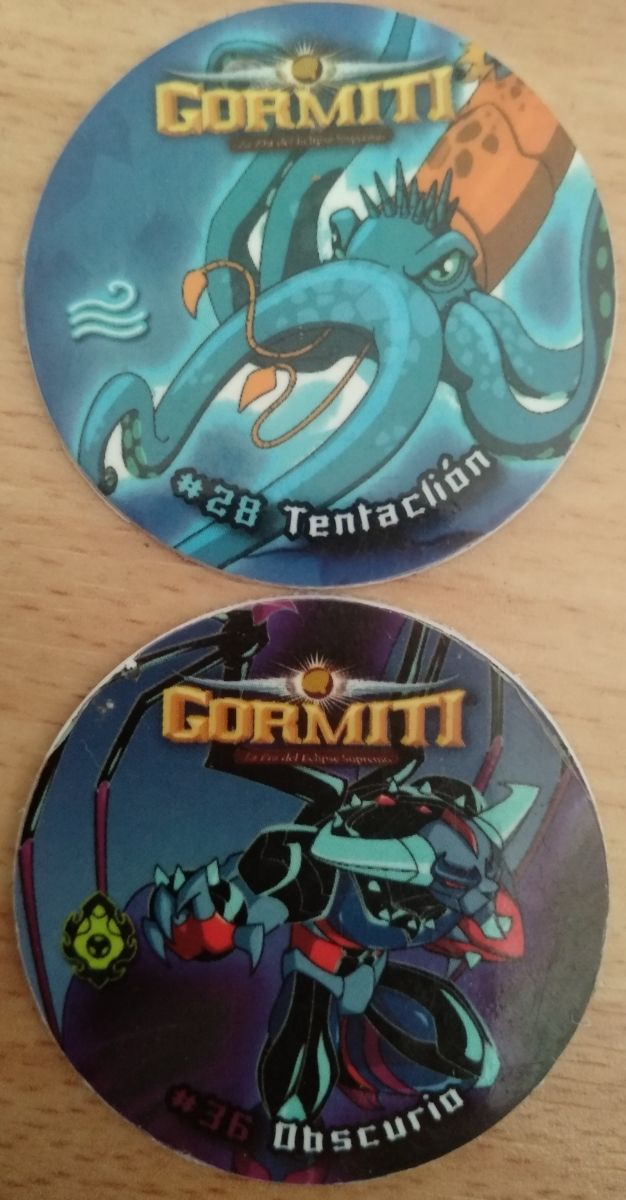 2 Tazos Gormiti