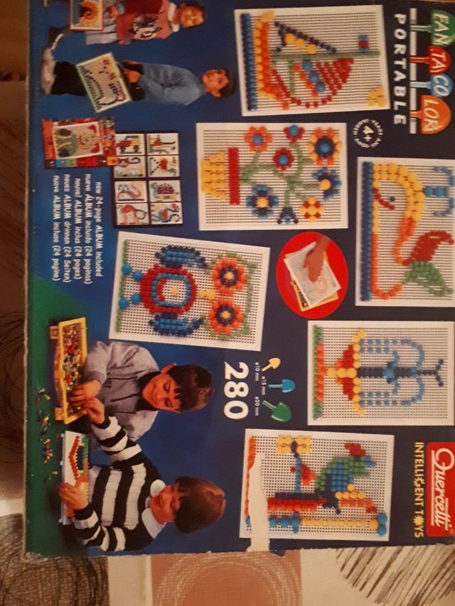 juego para hacer dibujos con piezas