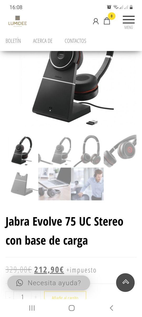 CAMBIO O VENDO AURICULARES CON MICRO JABRA