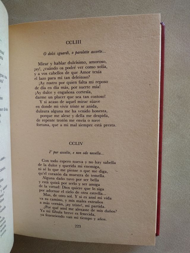 OBRA POÉTICA I y II (Francesco Petrarca)