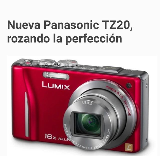 FOTOCAMERA GRANDANGOLARE LUMIX DMC TZ20