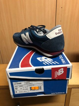 New Balance color azul y granate de segunda mano por 35 EUR en Barcelona en  WALLAPOP