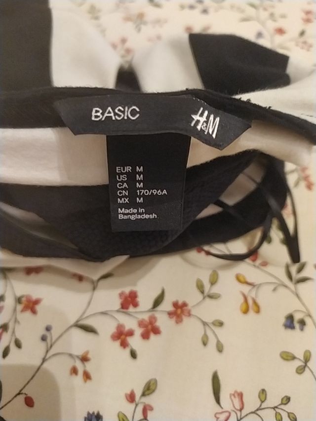 Vestido rayas palabra de honor.